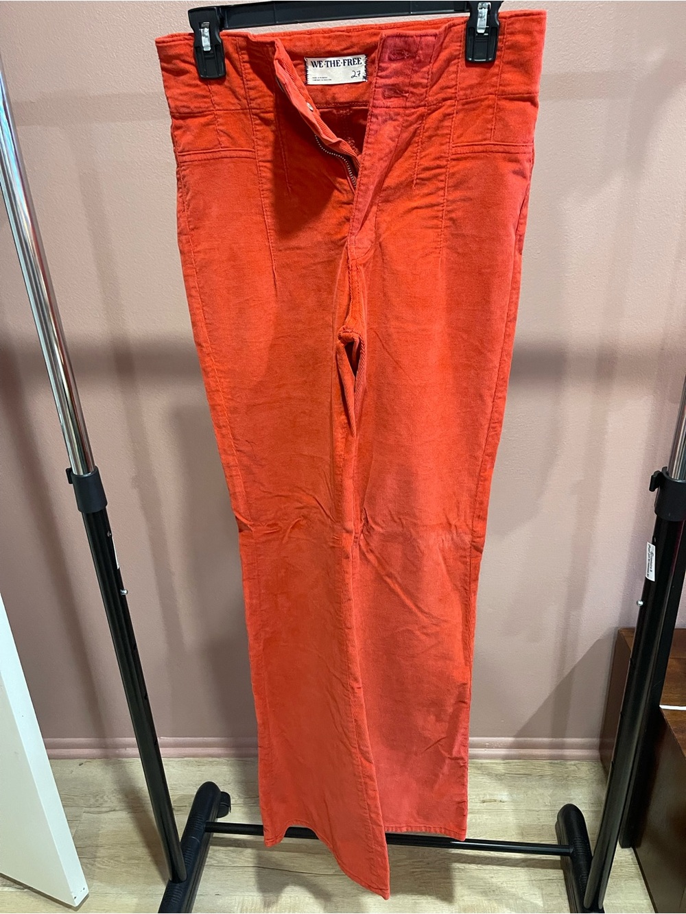 We The Free Women’s Bright Orange Corduroy Trousers